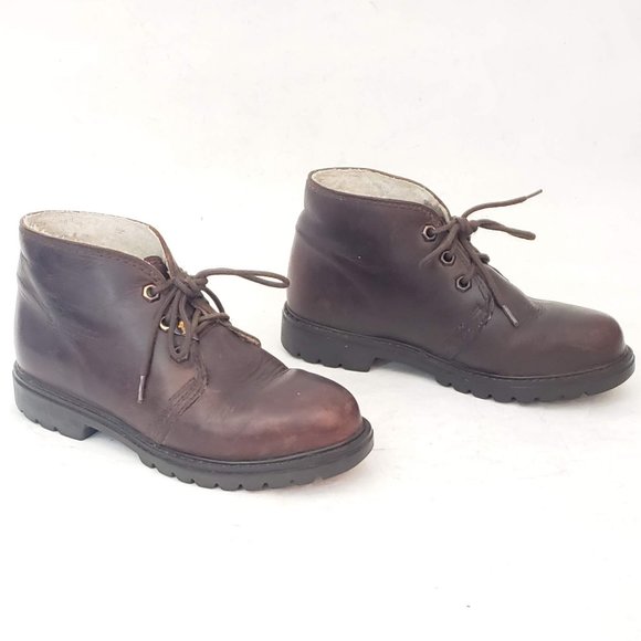 Spanish Leather Chukka Boots Sz 37 